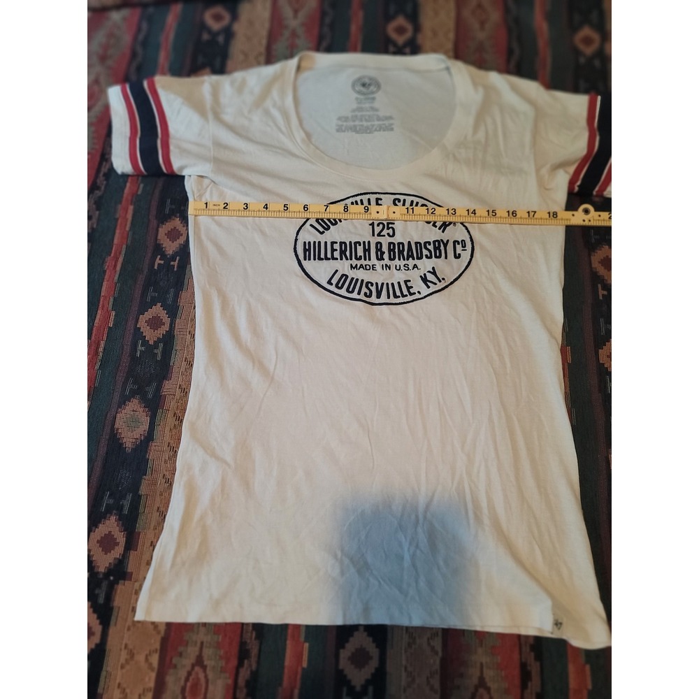 47 Brand Louisville Slugger V-neck T-Shirt Size XL - Picture 3 of 6